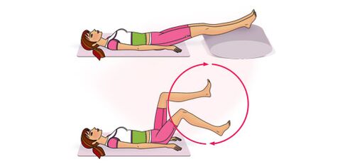 Gymnastik zur Behandlung und Vorbeugung von Krampfadern an den Beinen